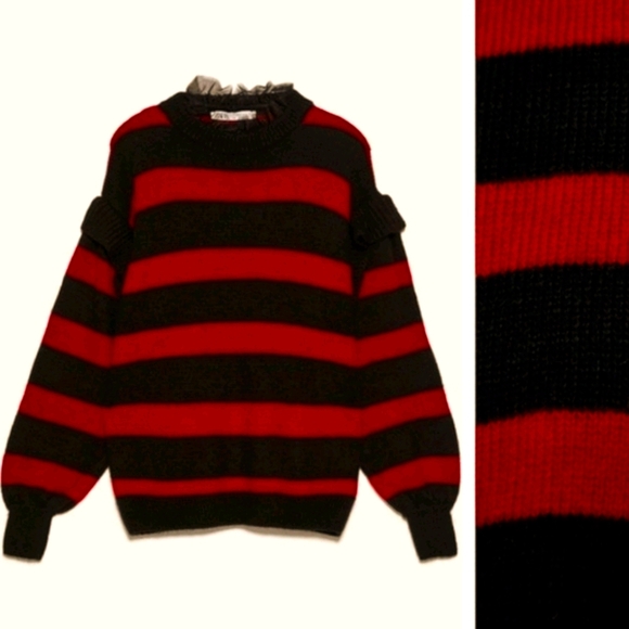 🎉 ZARA Stripped Sweater - Picture 3 of 6